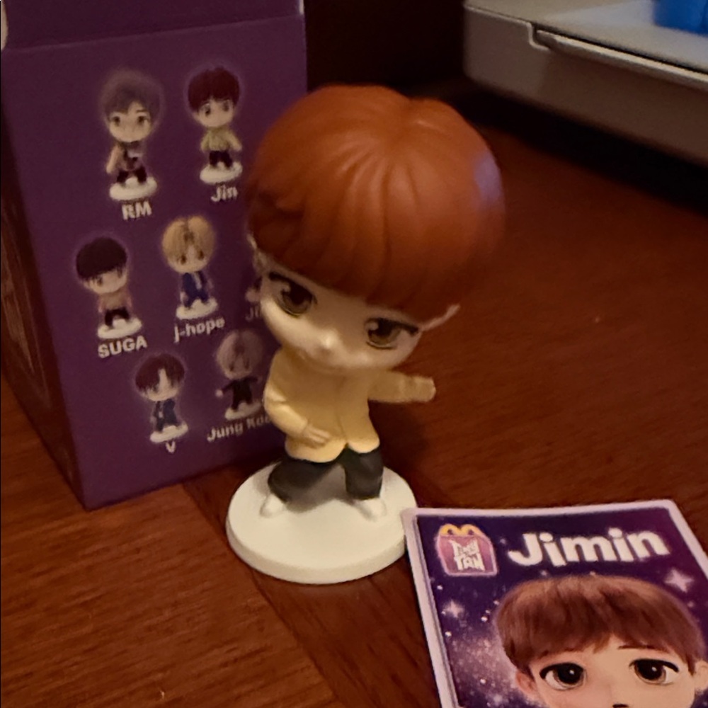 Jimin Mini Figurine with Brown Hair BTS